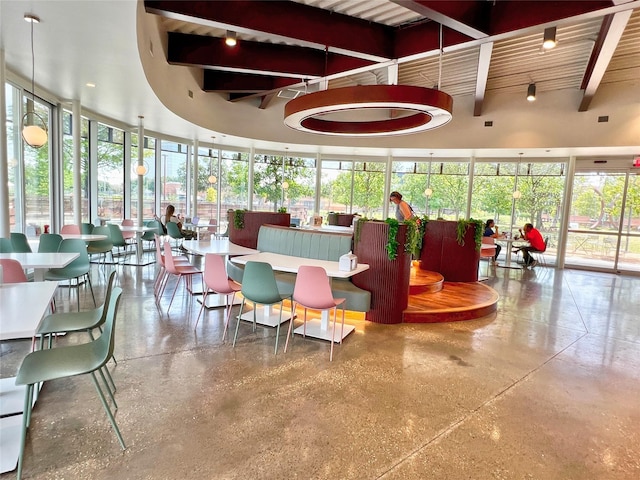 3130 Walnut Bend Ln Unit 409, Houston, TX 77042 - lobby featuring beamed ceiling