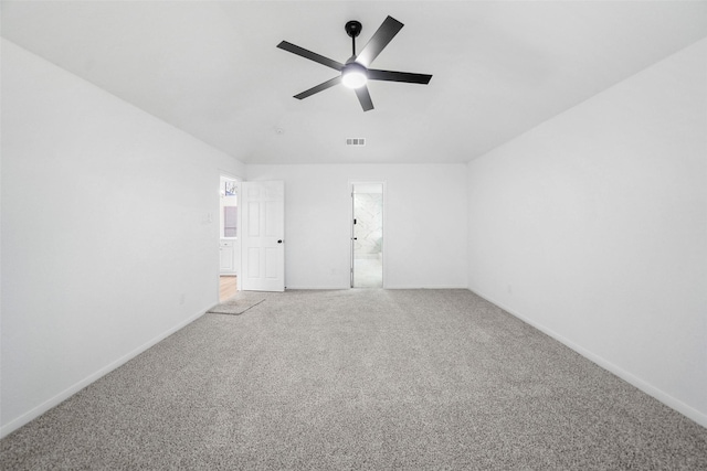 2644 Hadley Cir, Sugar Land, TX 77478 - spare room featuring ceiling fan, light carpet, and baseboards