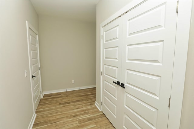 16803 Forest Trail Dr, Channelview, TX 77530 - hall featuring light wood-type flooring and baseboards