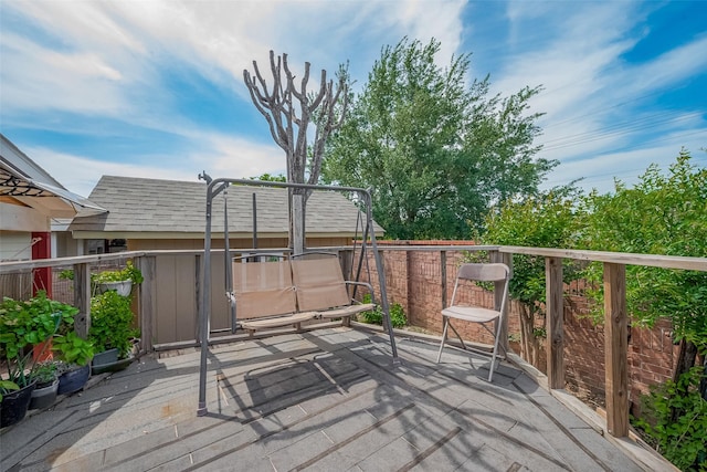 2902 Back Bay Brook Trl, Houston, TX 77045 - view of deck
