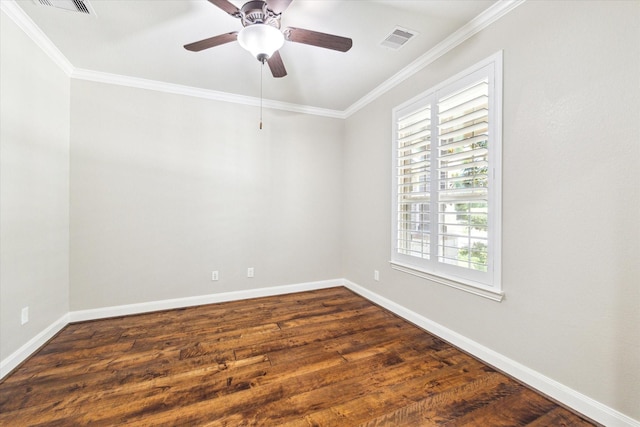 27208 Adrian Hills Ln, Spring, TX 77386 - empty room featuring healthy amount of natural light, crown molding, and baseboards