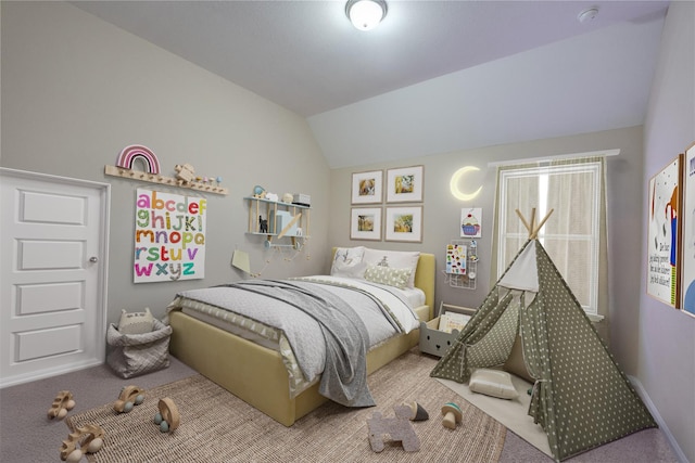 4218 Tanner Woods Ln, Sugar Land, TX 77479 - bedroom with carpet and lofted ceiling