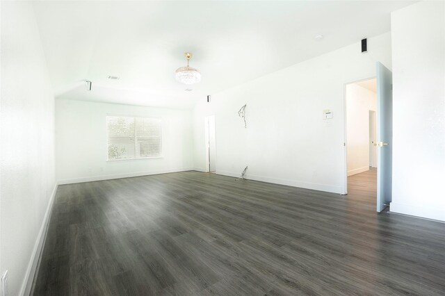 9507 Flying Eagle Ct, Houston, TX 77083 - spare room featuring dark wood finished floors and baseboards