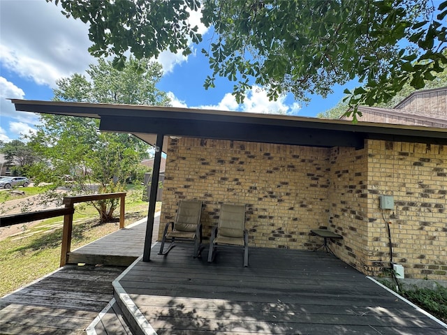 618 Hickory St, Huntsville, TX 77320 - view of deck