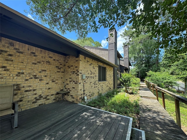 618 Hickory St, Huntsville, TX 77320 - view of deck