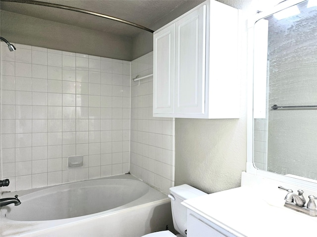 20731 Cypress Post Dr, Cypress, TX 77433 - full bath featuring  shower combination, toilet, and vanity