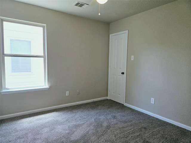 20731 Cypress Post Dr, Cypress, TX 77433 - spare room with plenty of natural light, carpet floors, baseboards, and a ceiling fan