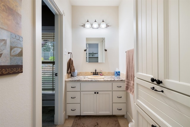 4430 Fm 546, Princeton, TX 75407 - bathroom featuring vanity and tile patterned floors
