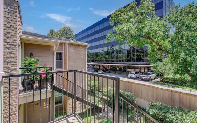 716 Bering Dr Unit 30, Houston, TX 77057 - balcony featuring stairs