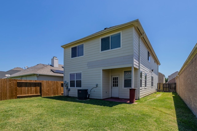 13035 Echo Landing Dr, Houston, TX 77070 - rear view of house with central AC