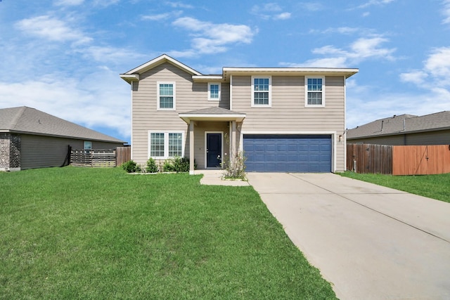 696 Rd 5105, Cleveland, TX 77327 - traditional-style home with an attached garage and concrete driveway