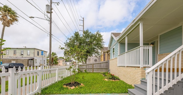 3518 Ball, Galveston, TX 77550 - view of yard featuring a residential view
