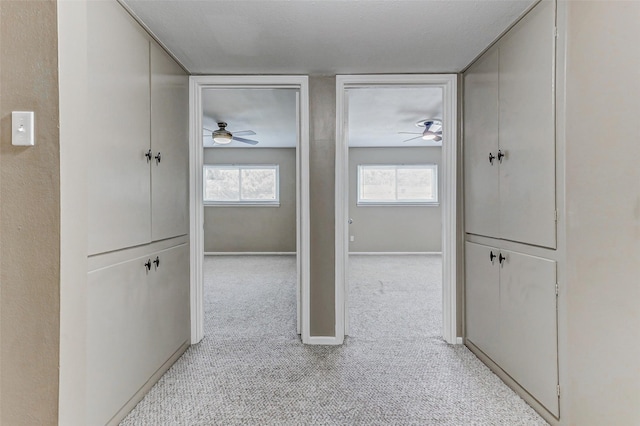 13060 Trail Hollow Dr Unit 3060, Houston, TX 77079 - hall with light carpet and baseboards