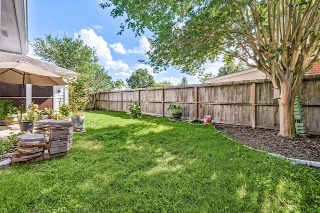 view of yard