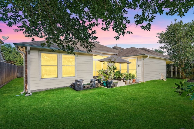 view of back of property