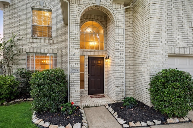 17815 Fairgrove Park Dr, Houston, TX 77095 - entrance to property featuring brick siding and a garage