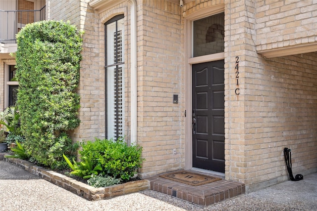 2421 Potomac Dr Unit C, Houston, TX 77057 - property entrance featuring brick siding