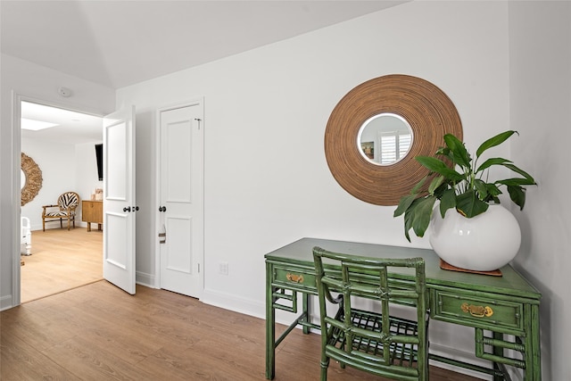 2421 Potomac Dr Unit C, Houston, TX 77057 - office with wood finished floors and baseboards