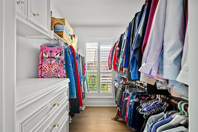 2421 Potomac Dr Unit C, Houston, TX 77057 - spacious closet featuring wood finished floors
