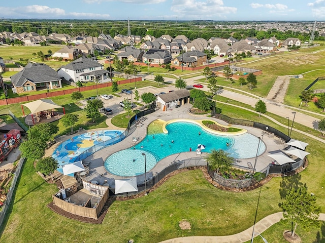 3115 Hillside Landing Trl, Katy, TX 77494 - aerial perspective of suburban area with a pool