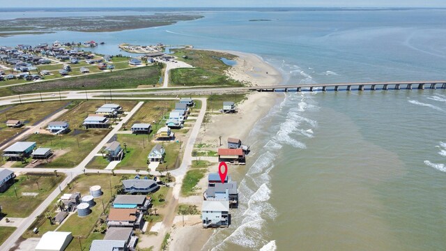 13134 Gulf Beach Dr, Freeport, TX 77541 - aerial view of expansive beach