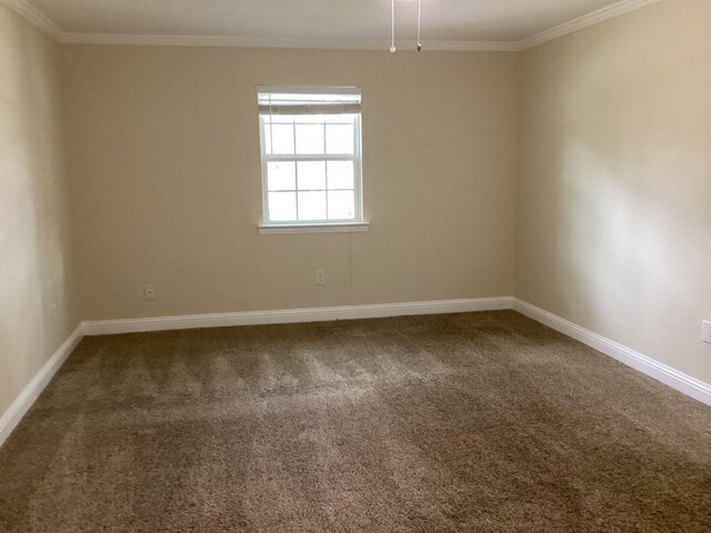 15311 Empanada Dr, Houston, TX 77083 - carpeted spare room featuring crown molding