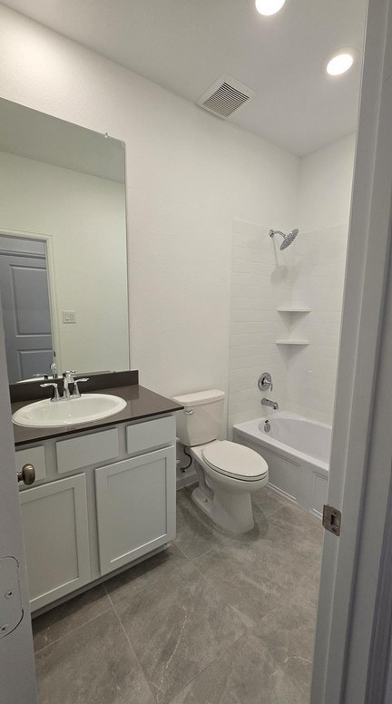 3089 Harrier Dr, Katy, TX 77493 - bathroom featuring vanity and bathtub / shower combination