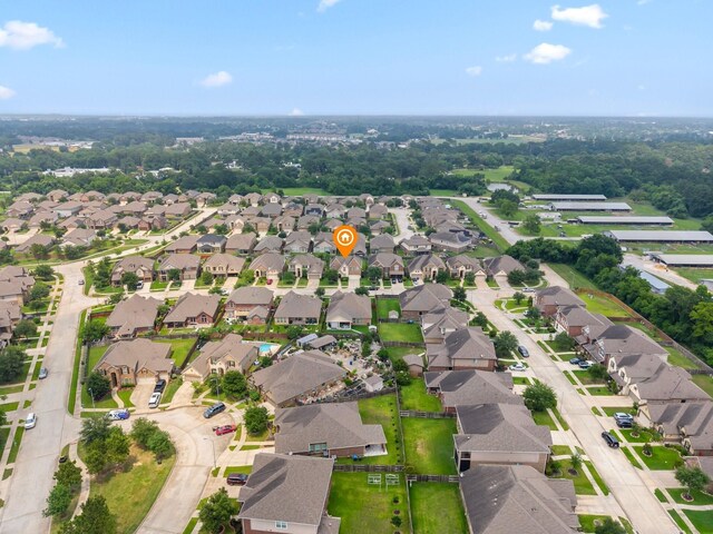 18118 Berry Garden Ln, Spring, TX 77379 - aerial view of property and surrounding area featuring nearby suburban area