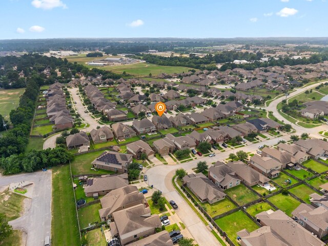 18118 Berry Garden Ln, Spring, TX 77379 - aerial overview of property's location with nearby suburban area