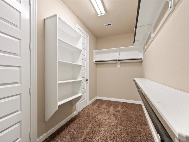 18118 Berry Garden Ln, Spring, TX 77379 - spacious closet featuring dark colored carpet