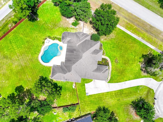 3907 Movado Ct, Spring, TX 77386 - drone / aerial view of a pool