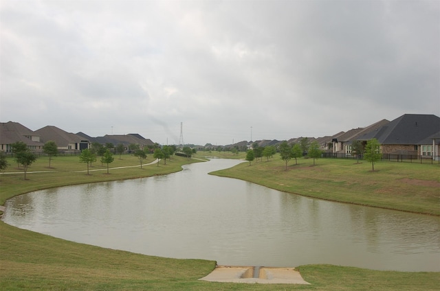 19015 Giara Pony Trl, Tomball, TX 77377 - water view with nearby suburban area