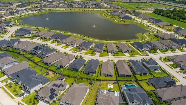 19015 Giara Pony Trl, Tomball, TX 77377 - aerial perspective of suburban area with a nearby body of water