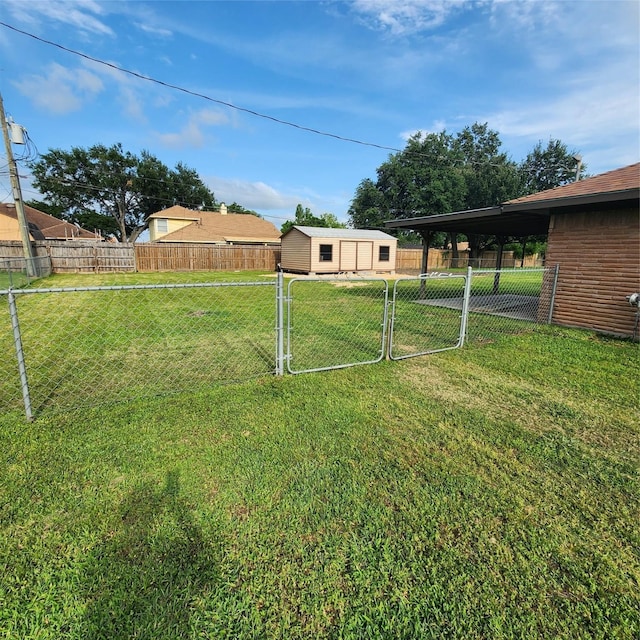 3625 Whatley Dr, Deer Park, TX 77536 - view of yard with an outdoor structure