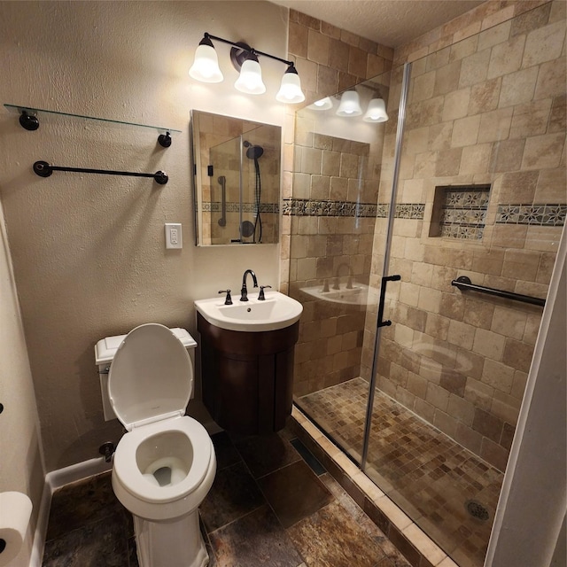 3625 Whatley Dr, Deer Park, TX 77536 - bathroom with a stall shower and vanity