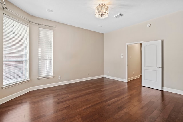 20506 Nellie Gail Trail Ln, Katy, TX 77450 - empty room featuring dark wood-style floors and baseboards
