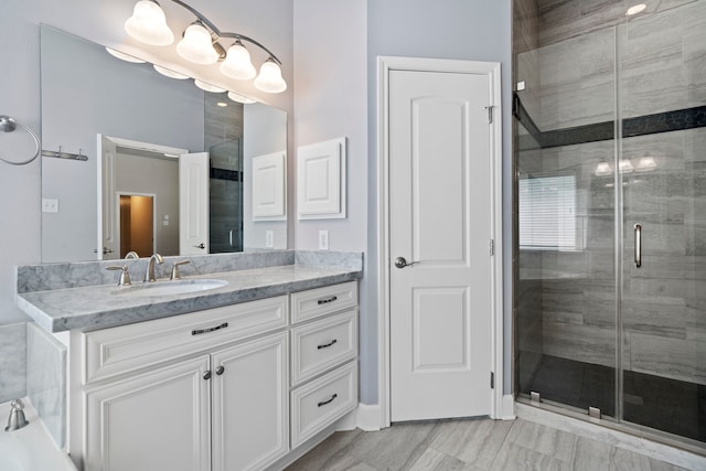 20506 Nellie Gail Trail Ln, Katy, TX 77450 - full bath with a stall shower and vanity