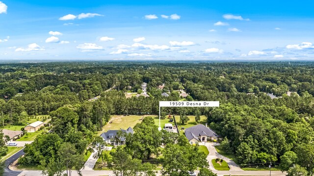 19509 Desna Dr, Porter, TX 77365 - aerial view of property's location with a forest