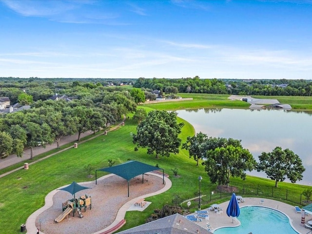4614 Jamaica Dr, Sugar Land, TX 77479 - bird's eye view of a large body of water and a tree filled landscape
