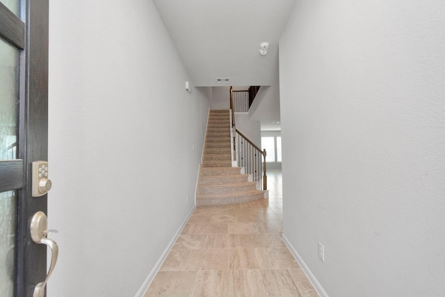 3804 Lancer Cir, Pearland, TX 77581 - stairs with baseboards