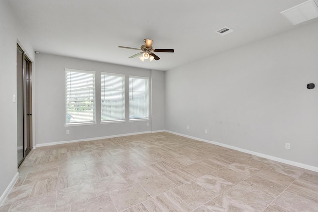 3804 Lancer Cir, Pearland, TX 77581 - unfurnished room featuring ceiling fan and baseboards