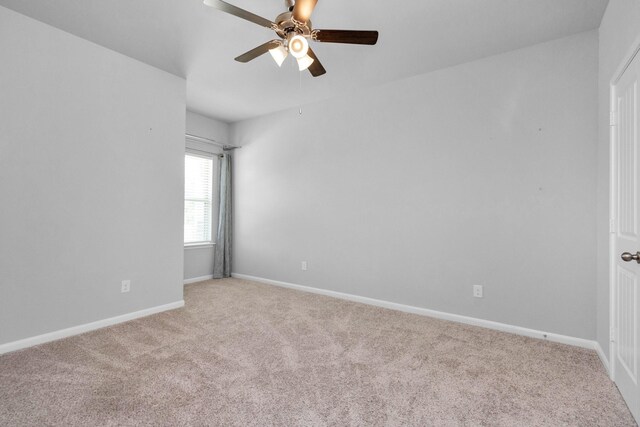 3804 Lancer Cir, Pearland, TX 77581 - carpeted empty room with ceiling fan and baseboards