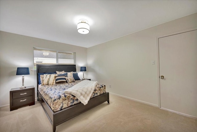 18435 Point Lookout Dr, Houston, TX 77058 - bedroom with light colored carpet and baseboards