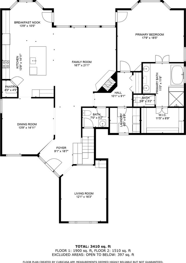 6203 Aspen Pass Dr, Kingwood, TX 77345 - property floor plan