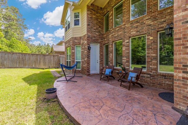 6203 Aspen Pass Dr, Kingwood, TX 77345 - view of patio