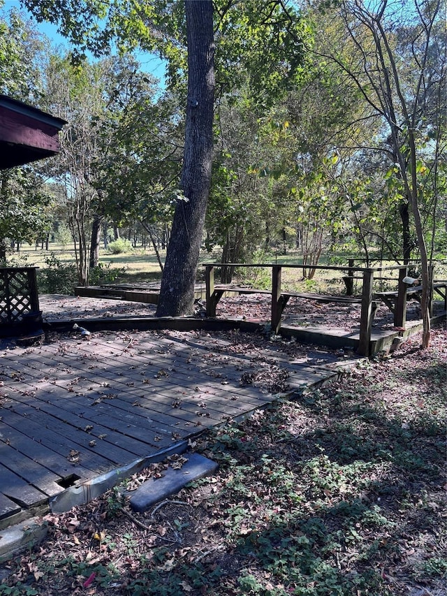 16477 Piper Ln, Montgomery, TX 77316 - view of wooden terrace