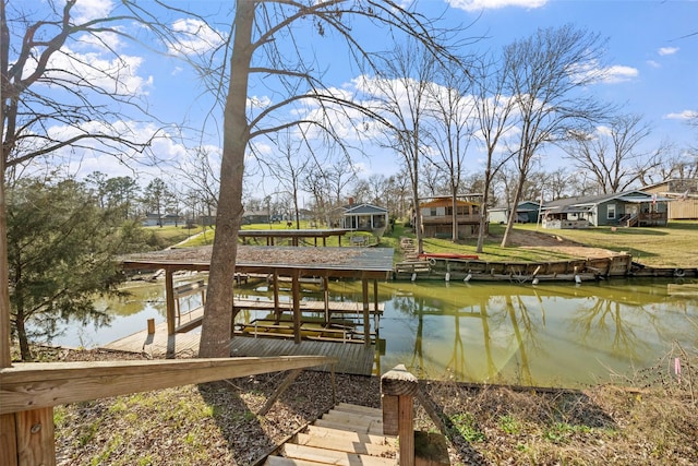 189 New Cove Dr, Livingston, TX 77351 - dock featuring a water view