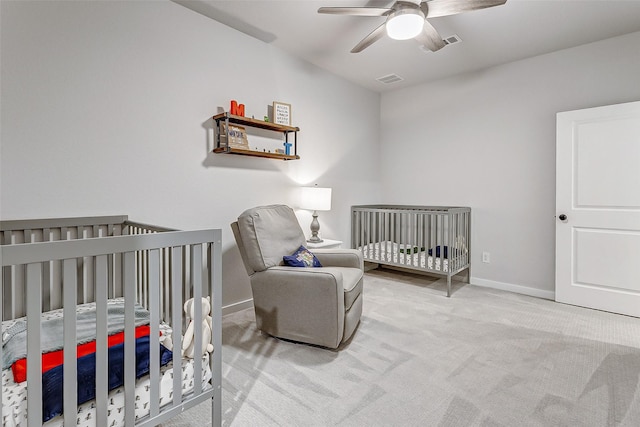 24910 Hibiscus Garden Way, Katy, TX 77493 - carpeted bedroom featuring baseboards and a ceiling fan