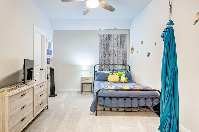 24910 Hibiscus Garden Way, Katy, TX 77493 - bedroom featuring baseboards, carpet floors, and ceiling fan