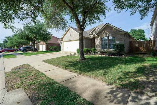5910 Hatfield Glen Dr, Katy, TX 77449 - view of front facade featuring driveway, a garage, and brick siding